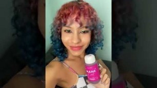 'ColourPop “MANE Event” COLOURING CONDITIONER in Raspberry! Refreshing hair colour after beach days!'