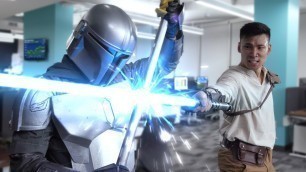 'Nerf Star Wars 3: Office Jedi vs The Mandalorian'