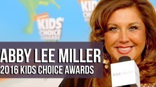 'Abby Lee Miller Talks \'Dance Moms\' on 2016 Kids Choice Awards Orange Carpet'