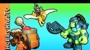 'Imaginext Castle with Leonidas Lion and Toy Review with HobbyKids'