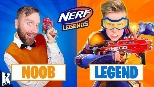 'Becoming NERF: Legends! (Family Battle) K-CITY GAMING'