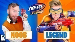'Becoming NERF: Legends! (Family Battle) K-CITY GAMING'