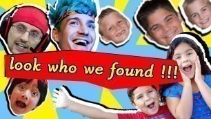 'Look Who We Found! | We Met the Hobby Kids | Searching for Youtubers Toys |'