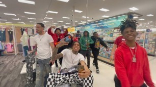 'NERF WAR IN TARGET (WE GOT KICKED OUT!!!)'