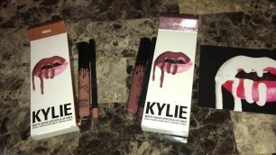 'Kylie Lip Kit Swatches'