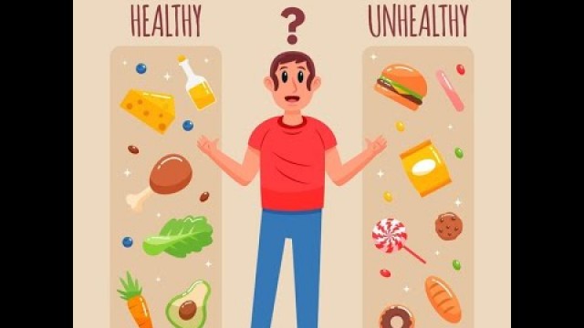 'Healthy and Unhealthy food - شرح مفصل للطعام الصحي و الغير صحي'