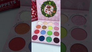 'ColourPop Muppets Christmas Palette #colourpop #muppets #christmas'