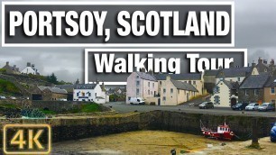'4K City Walks: Portsoy, Scotland Virtual Walking treadmill video and Tour for Treadmill walks'