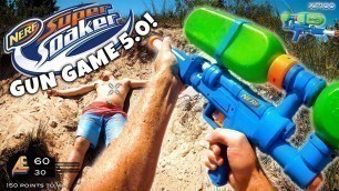 'NERF GUN GAME | SUPER SOAKER EDITION 5.0 (Nerf First Person Shooter)'