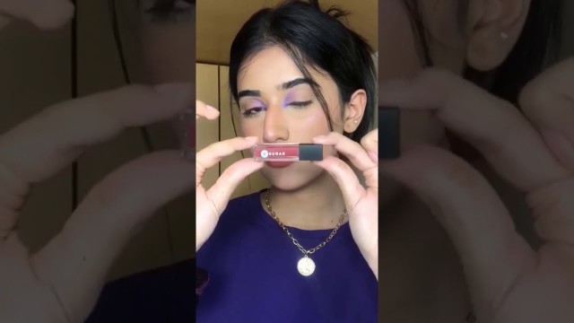 'Lipstick Swatches | Smudge Me Not Liquid Lipsticks | YouTube Shorts | #shorts | SUGAR Cosmetics'