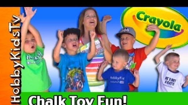 'Sidewalk Chalk Toy Review by HobbyKids'