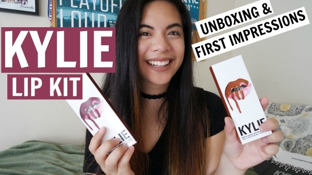'KYLIE JENNER LOVE BITE & DOLCE K LIP KIT UNBOXING & FIRST IMPRESSIONS!'