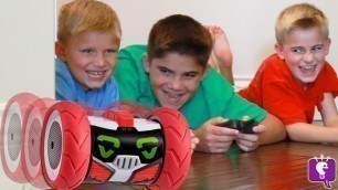 'TURBO BOT PRANK BATTLE! HobbyKids vs. HobbyDad vs. GameTrixster?!'