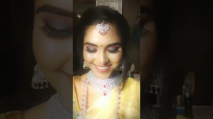 'celebrity makeup by me #shorts #gracythangavel suntv thirumagal serial fame'