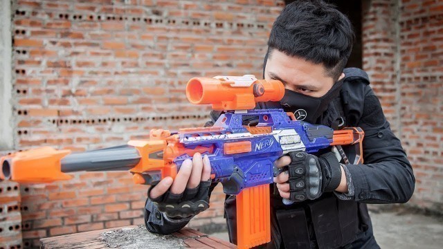 'LTT Game Nerf Guns : Nerf Guns Game | MEGA Nerf Guns SEAL X Attack Crime group'