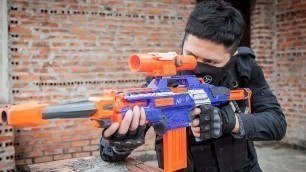 'LTT Game Nerf Guns : Nerf Guns Game | MEGA Nerf Guns SEAL X Attack Crime group'