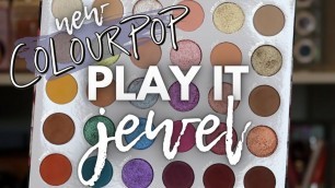 'NEW ColourPop Play It Jewel MEGA Palette + Party Proof Primers | Swatches, Comparisons + Review'