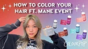 'MANE EVENT COLLECTION | Silver Hair Transformation + Tutorial with @alisonkang'