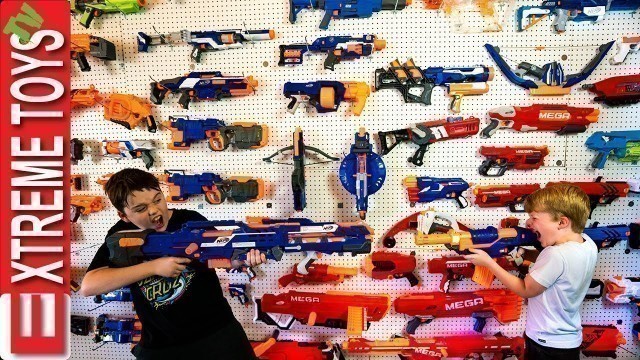 'Full Nerf Blaster Arsenal Remastered! Sneak Attack Squad Giant Blaster Collection'