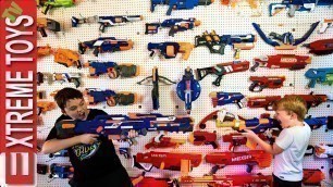 'Full Nerf Blaster Arsenal Remastered! Sneak Attack Squad Giant Blaster Collection'