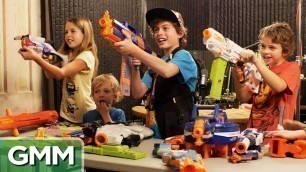 'NERF Firing Squad ft. Our Kids'