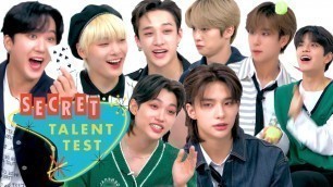 'Stray Kids Reveal Their SECRET Talents... And It\'s CHAOTIC  | Secret Talent Test | Cosmopolitan'