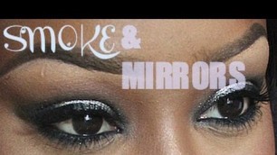 'Silver, Black Smoky Eyes | Smoke & Mirrors'