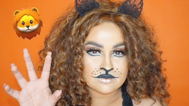 'Lion Halloween Makeup Tutorial | Quick and Easy