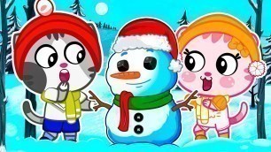 'Catty And Tommy Make Snowman ⛄⛄ | Christmas Stories for Kids | Catty And Tommy Channel'