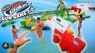 'NERF GUN GAME | SUPER SOAKER EDITION 7.0! (Nerf First Person Shooter)'
