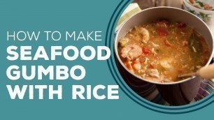 'Savannah Seafood Gumbo with Rice Recipe by Paula Deen - Blast from the Past'