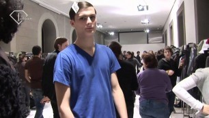'fashiontv - Versace Milan Men\'s FW Fall 2011 Backstage - fashiontv | FTV.com nyfwFTV'