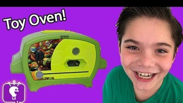 'TMNT Oven Cooking Toy Review with HobbyKids!'