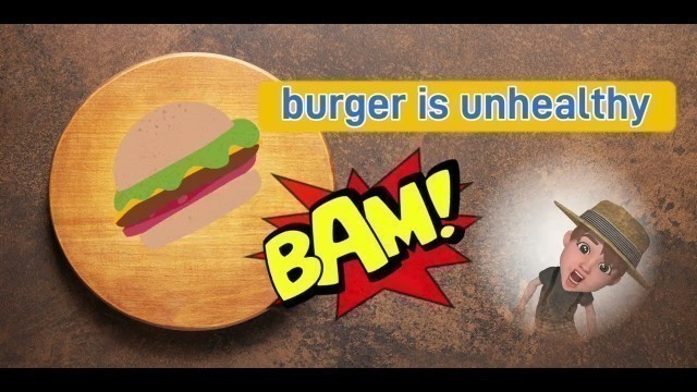 'الطعام الصحي والغير صحي
