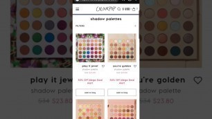 'ColourPop 30% off on four gorgeous Mega eyeshadow Palettes'