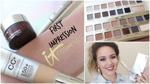 'IT Cosmetics First Impression + GRWM'