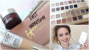 'IT Cosmetics First Impression + GRWM'