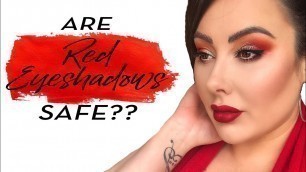 'Are Red Eyeshadows Safe for your Skin?  | Makeup Geek'