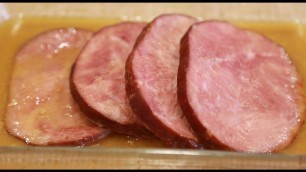 'SHERRY-GLAZED HAM STEAK RECIPE!'