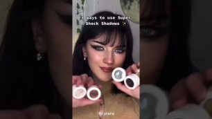 'How to wear Super Shock Shadows | ColourPop #shorts'