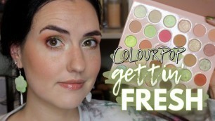 'ColourPop Gettin\' Fresh NEW Mega Palette | Swatches, Comparisons + Tutorial'