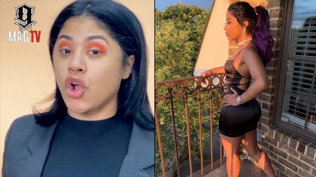 'Cardi B\'s Sister Hennessy Can\'t Believe What Makeup Artist Did To Her Face!'