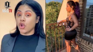 'Cardi B\'s Sister Hennessy Can\'t Believe What Makeup Artist Did To Her Face!'