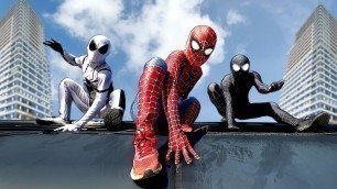 'TEAM SPIDER-MAN IN REAL LIFE || Mansion Battle Story ( Nerf Gun War , Parkour , Swimming ... )'