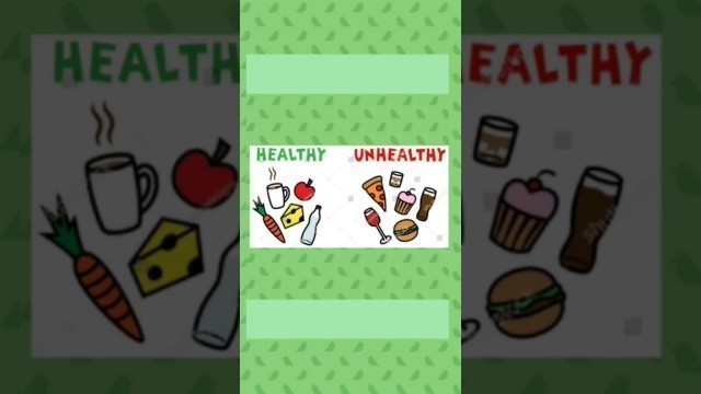 'Junk Food Vs healthy Food| healthy & Unhealthy food #foodchart#foodchain#food#healthy#junk#unhealthy'