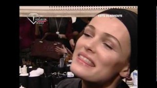 'fashiontv | FTV.com - EDITA VILKEVICIUTE Model Talks F/W 08-09'