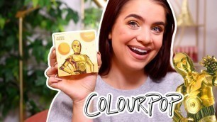 'COLOURPOP C-3PO PALETTE REVIEW + COMPARISONS'