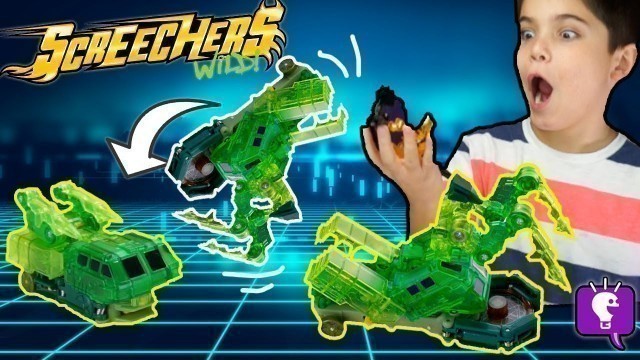 'SCREECHERS Wild Cars Review and Play with HobbyKidsTV'