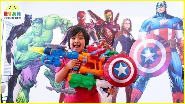 'Marvel Avengers Endgame Superhero Nerf Toys Hide and Seek'