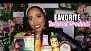 'FAVORITE PRODUCTS| MUST HAVES For Healthy Relaxed Hair!'